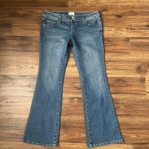 Aeropostale Y2K Hailey Flare Jeans Women 13/14 Low Rise Denim Vintage Streetwear